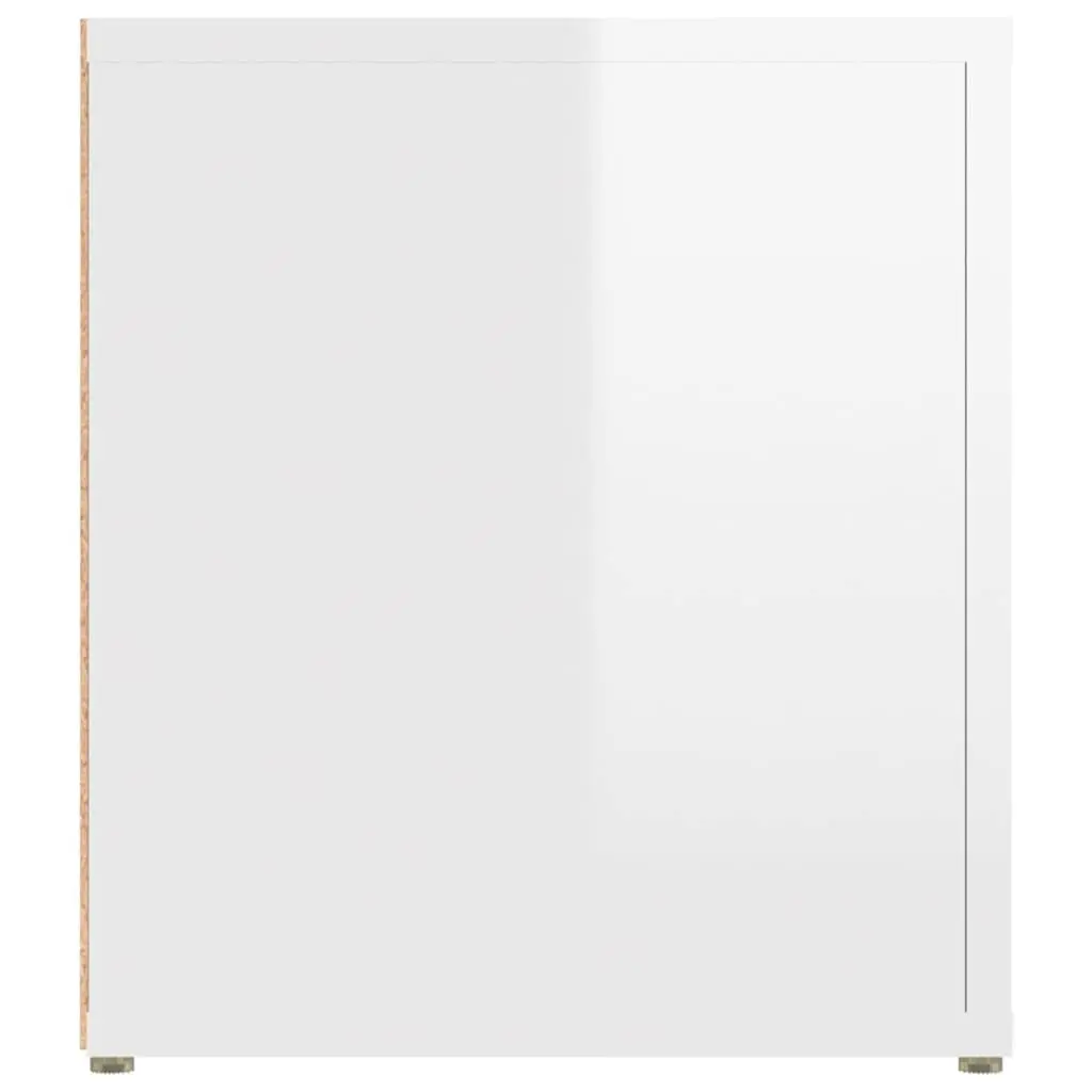 TV Cabinets 2 pcs High Gloss White 80x31.5x36 cm Media Storage Unit