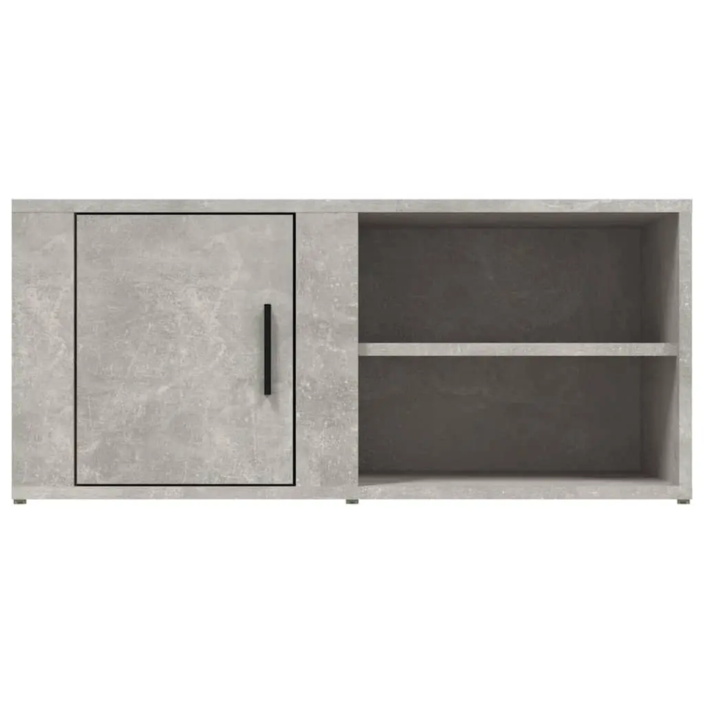 Grey TV Cabinets Set of 2 for Media Storage