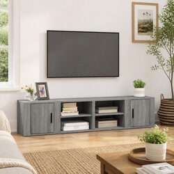 Grey Sonoma Media Storage Unit - 2 Piece TV Cabinets