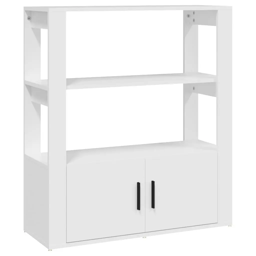White Sideboard with Storage 80x30x90 cm