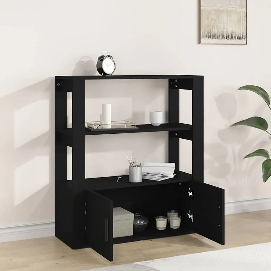 Black Sideboard for Organized Living Spaces