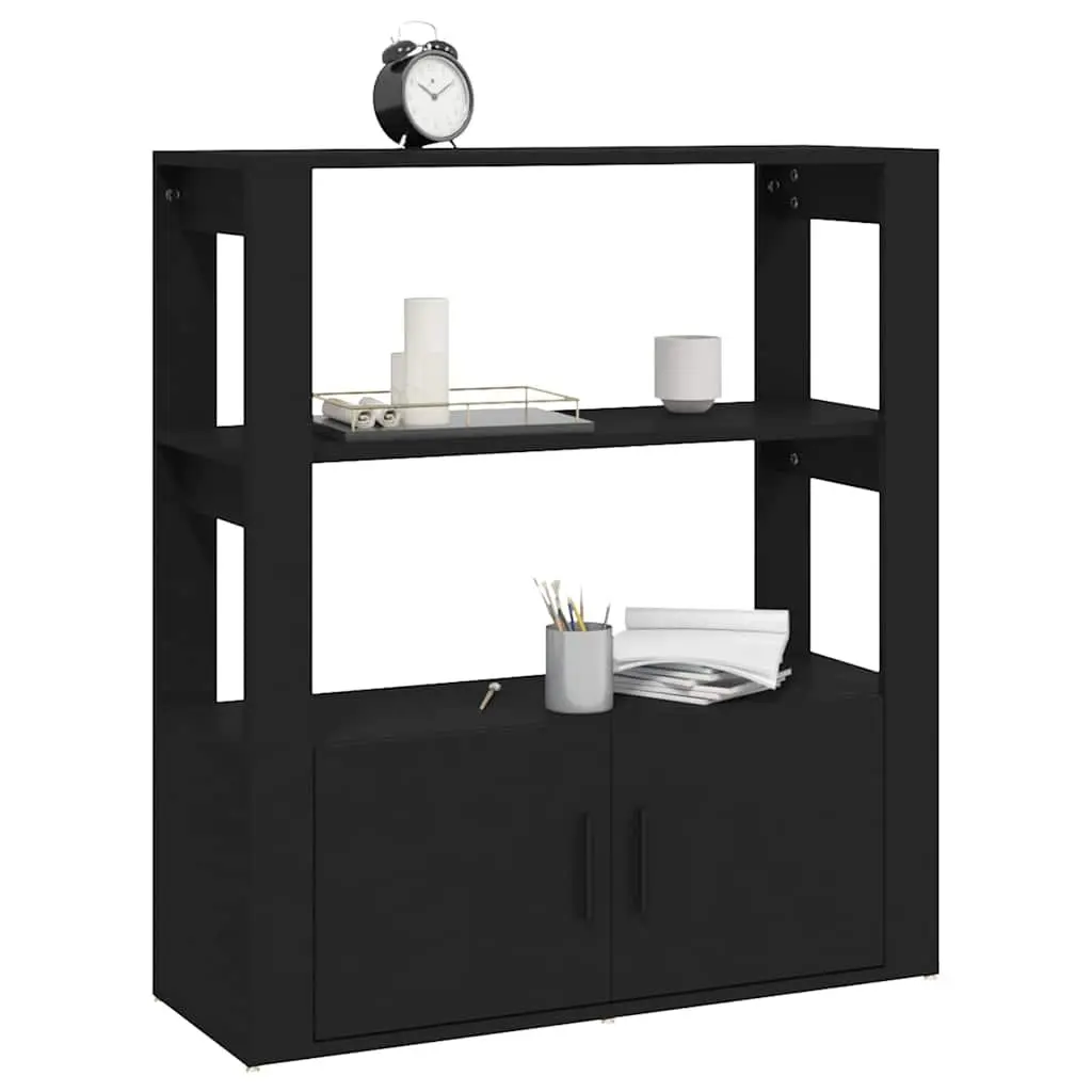 Black Sideboard for Organized Living Spaces