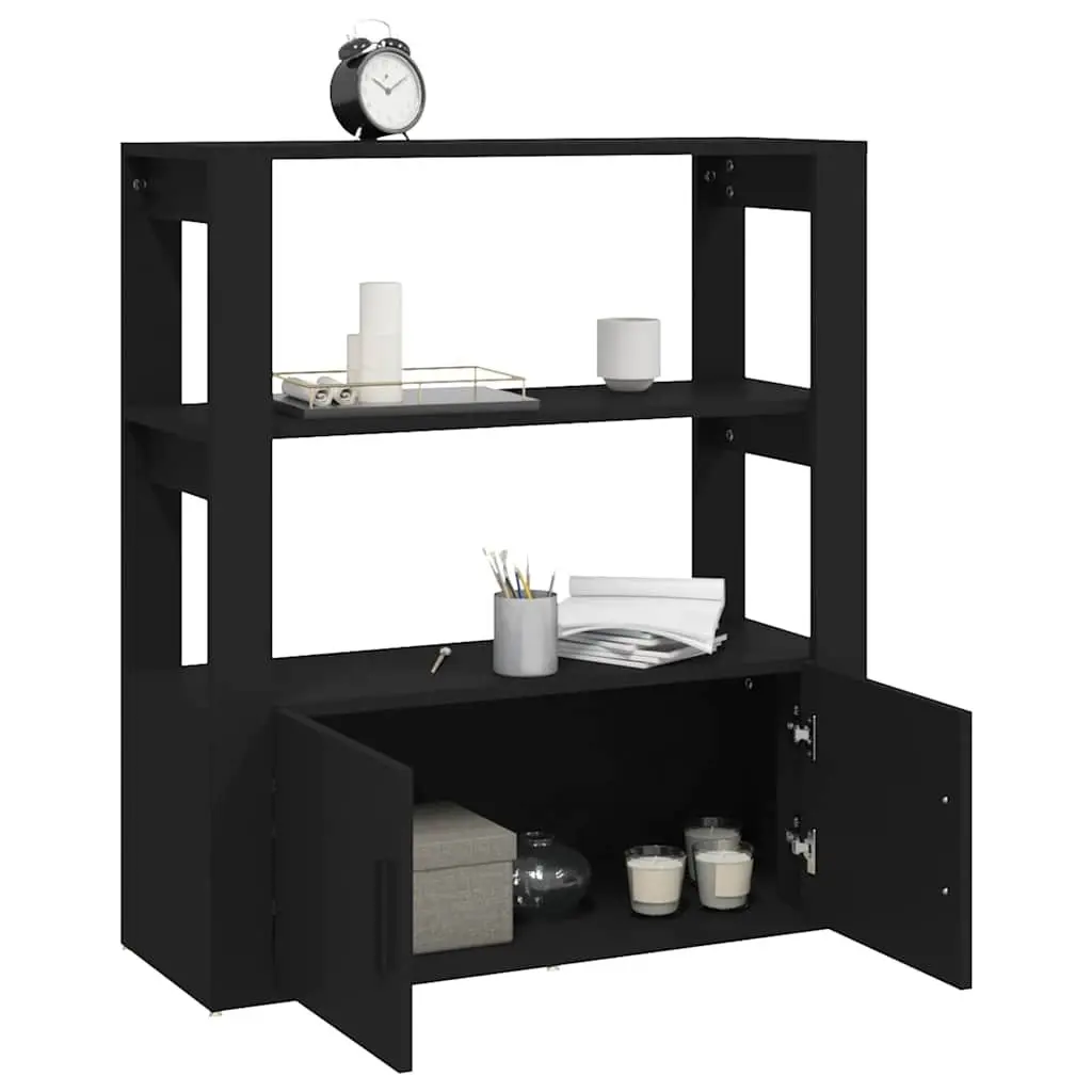 Black Sideboard for Organized Living Spaces