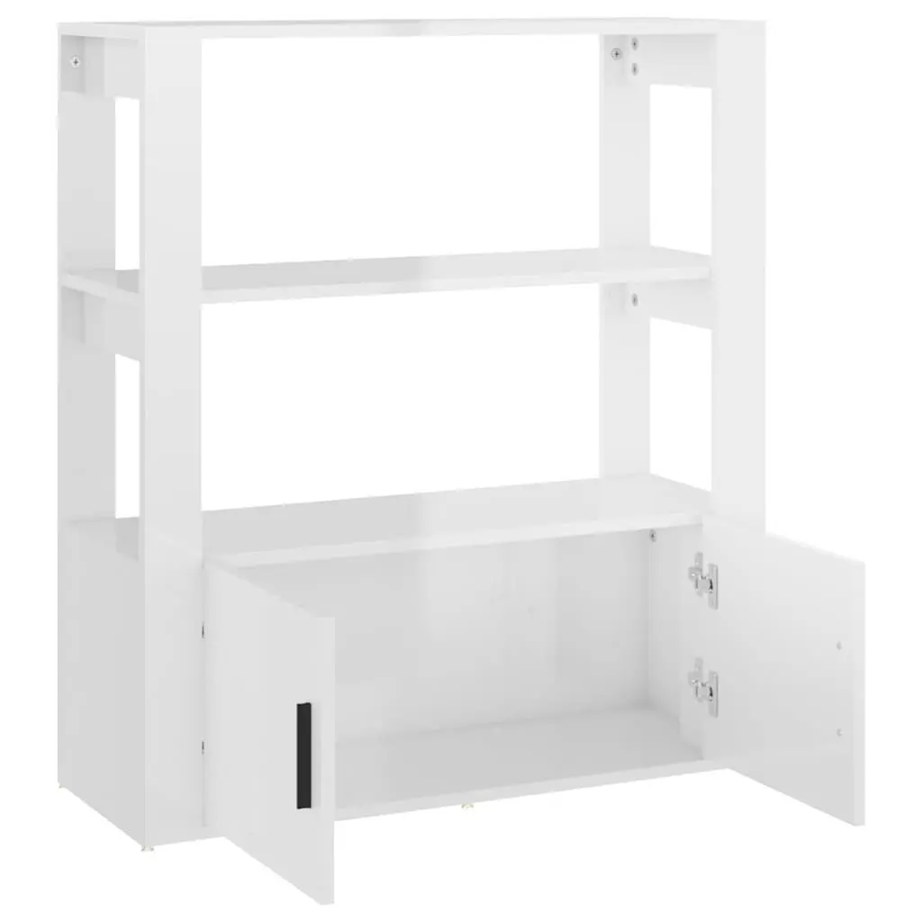 White High Gloss Sideboard with Storage