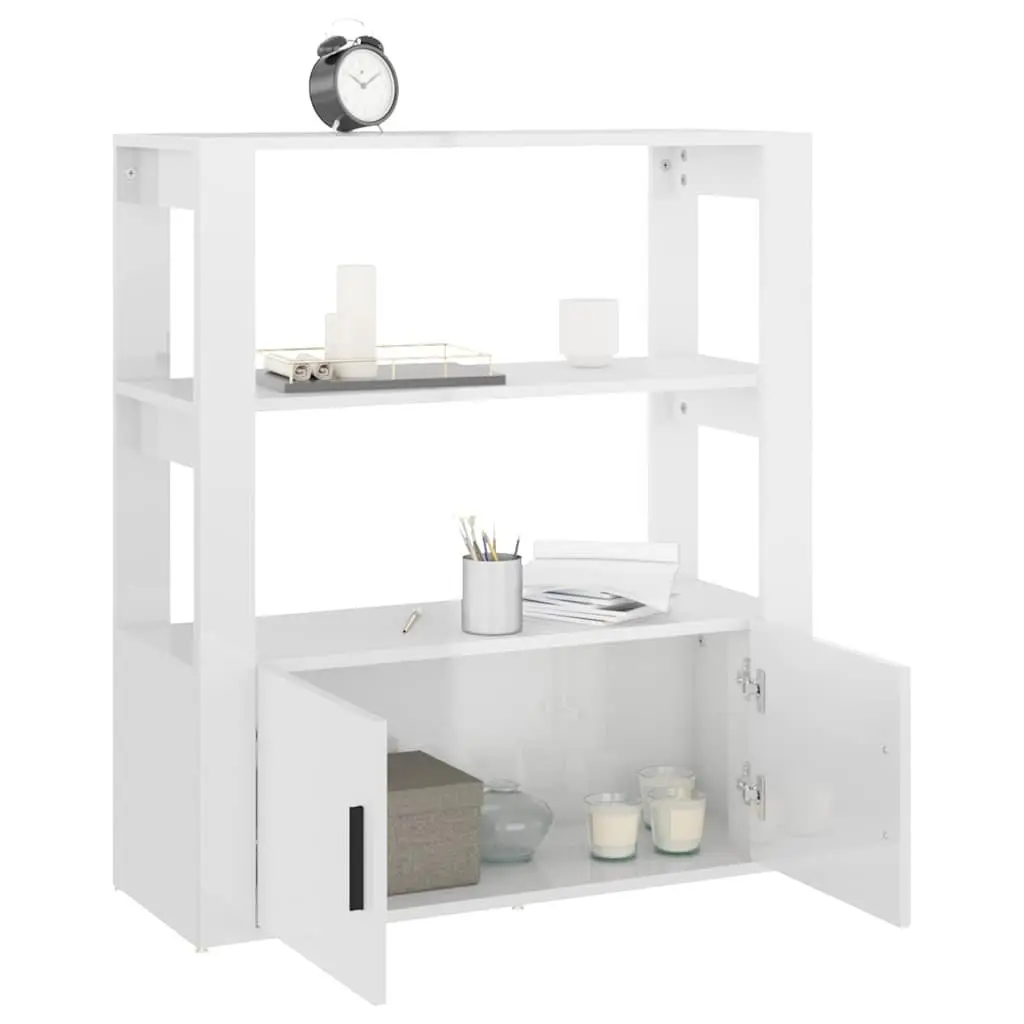 White High Gloss Sideboard with Storage