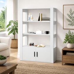 Elegant White Sideboard Cabinet for Living Spaces