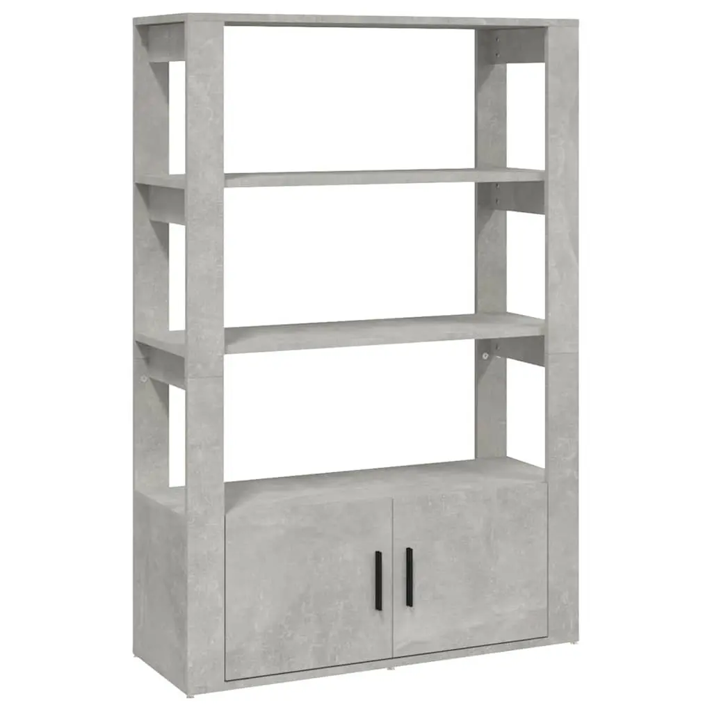 Grey Sideboard Storage Cabinet with Doors