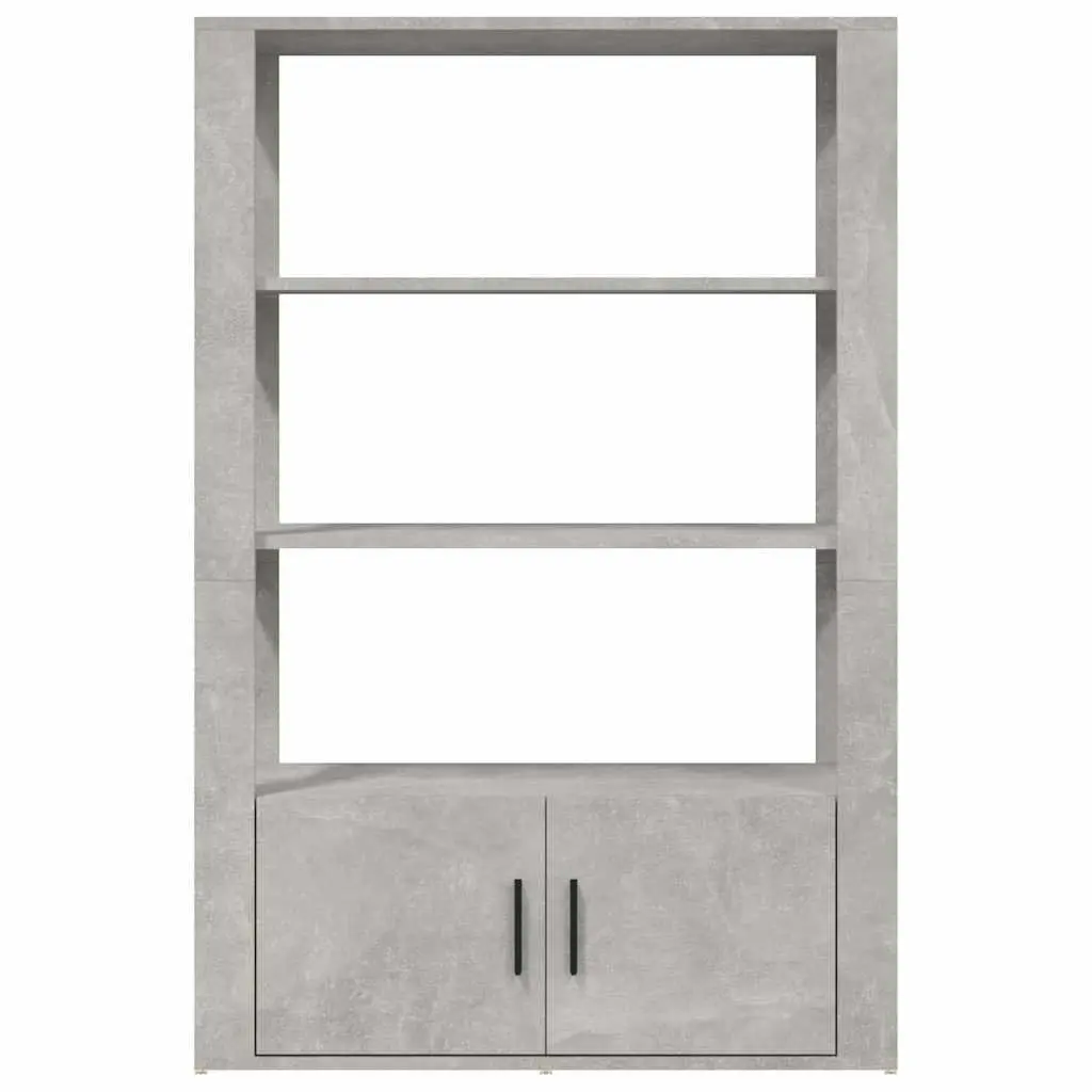 Grey Sideboard Storage Cabinet with Doors