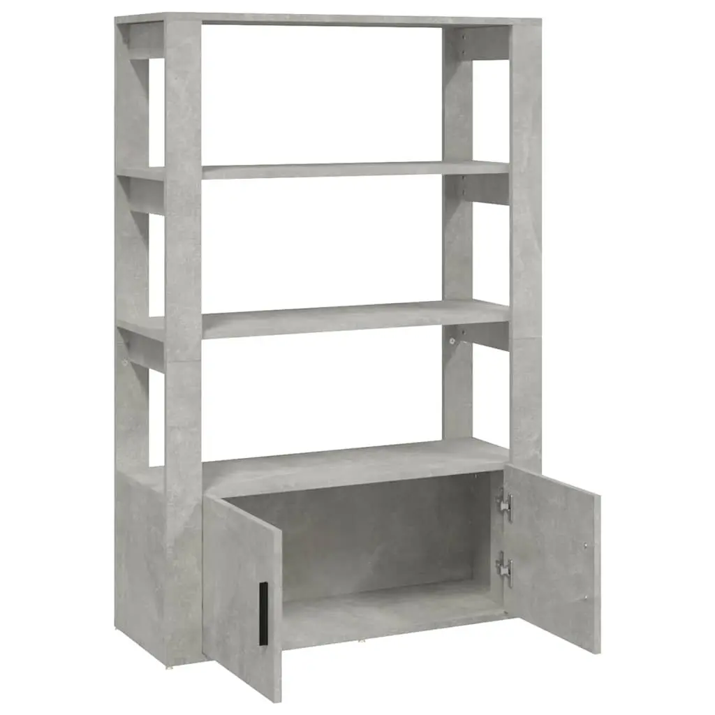 Grey Sideboard Storage Cabinet with Doors