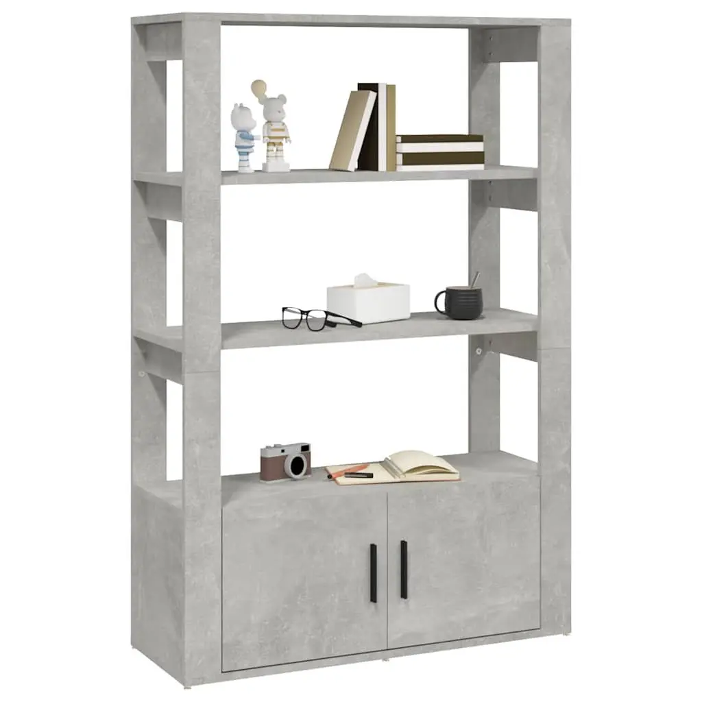 Grey Sideboard Storage Cabinet with Doors