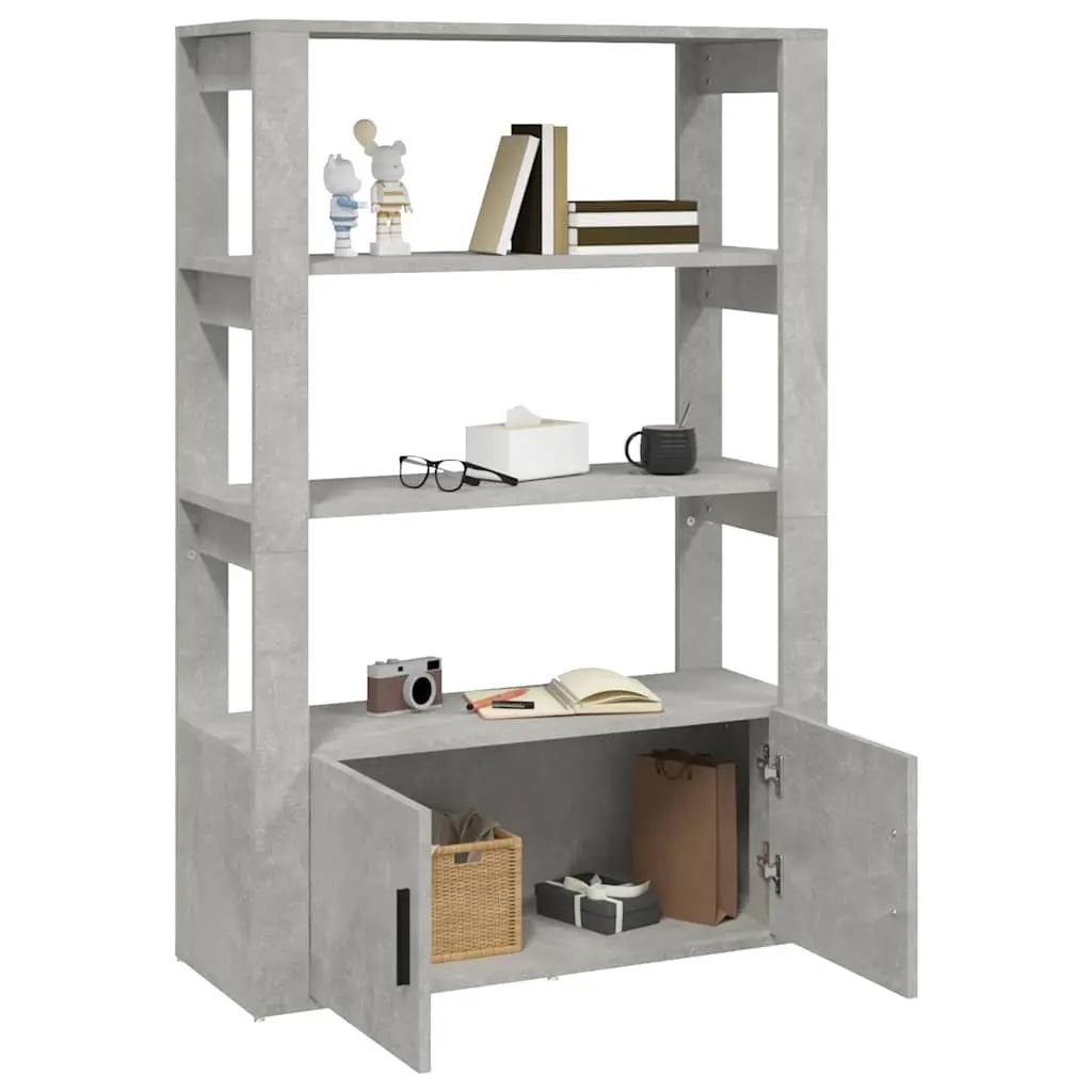 Grey Sideboard Storage Cabinet with Doors