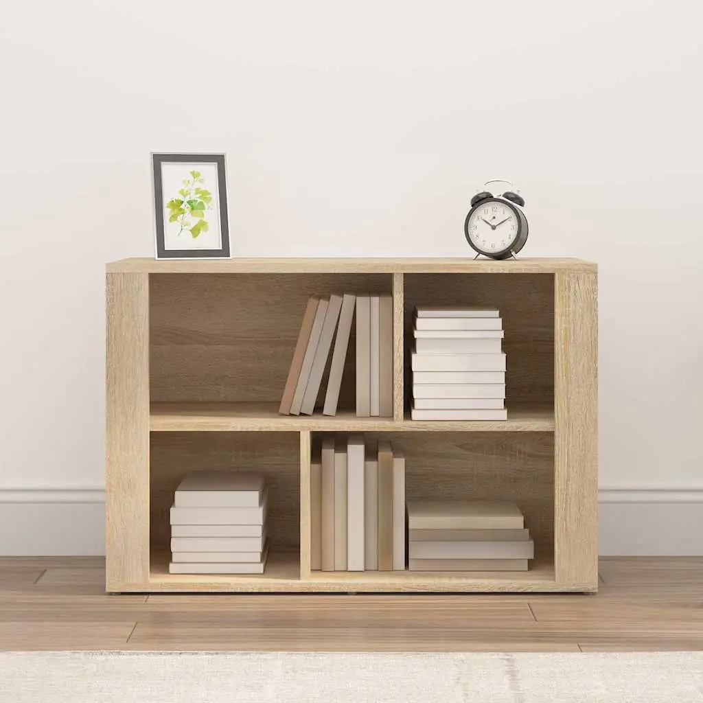 Sideboard Brown Engineered Wood Storage Cabinet 80x30x54 cm