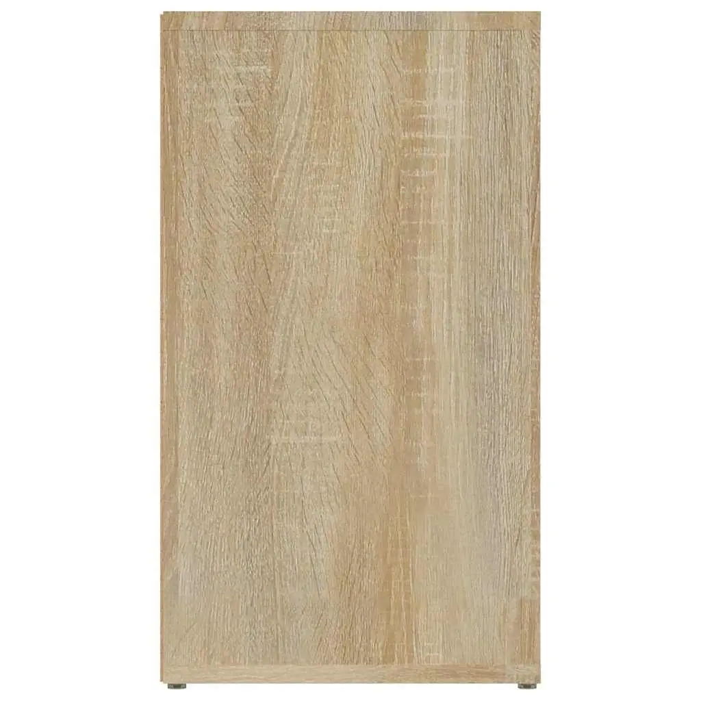 Sideboard Brown Engineered Wood Storage Cabinet 80x30x54 cm
