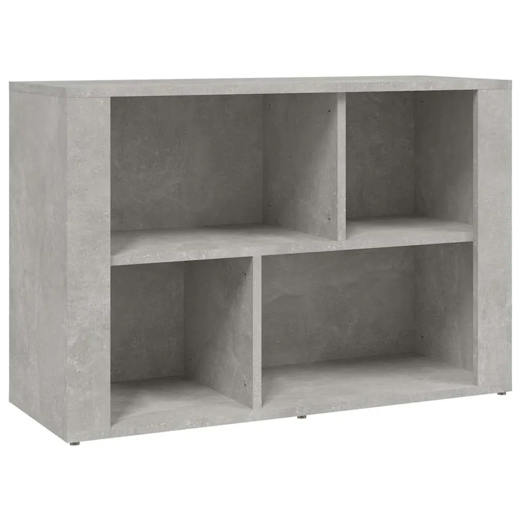 Sideboard Grey Engineered Wood Storage Cabinet Living Room Furniture