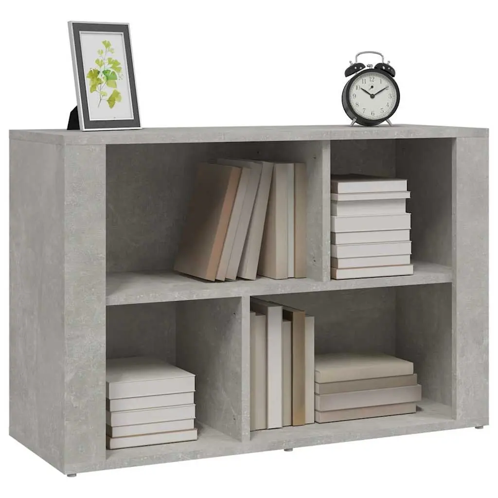 Sideboard Grey Engineered Wood Storage Cabinet Living Room Furniture