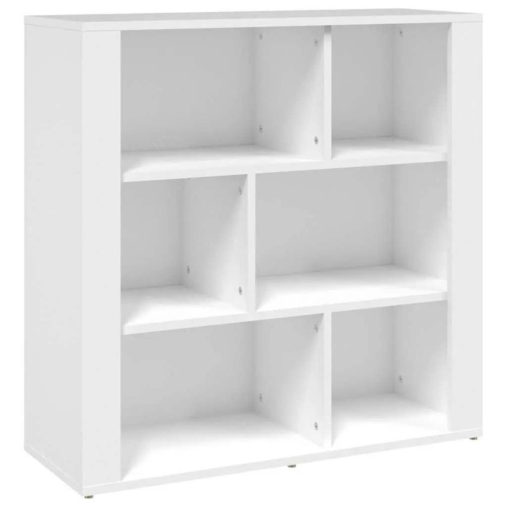 White Sideboard Storage Cabinet 80x30x80 cm