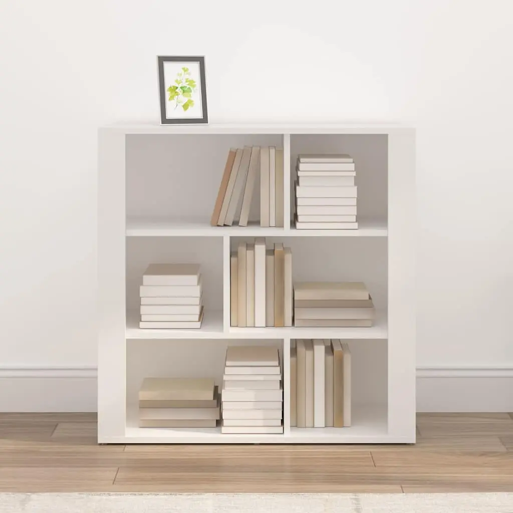 White Sideboard Storage Cabinet 80x30x80 cm