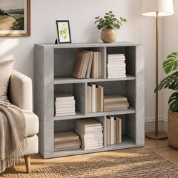 Grey Sideboard 80x30x80 cm Storage Cabinet