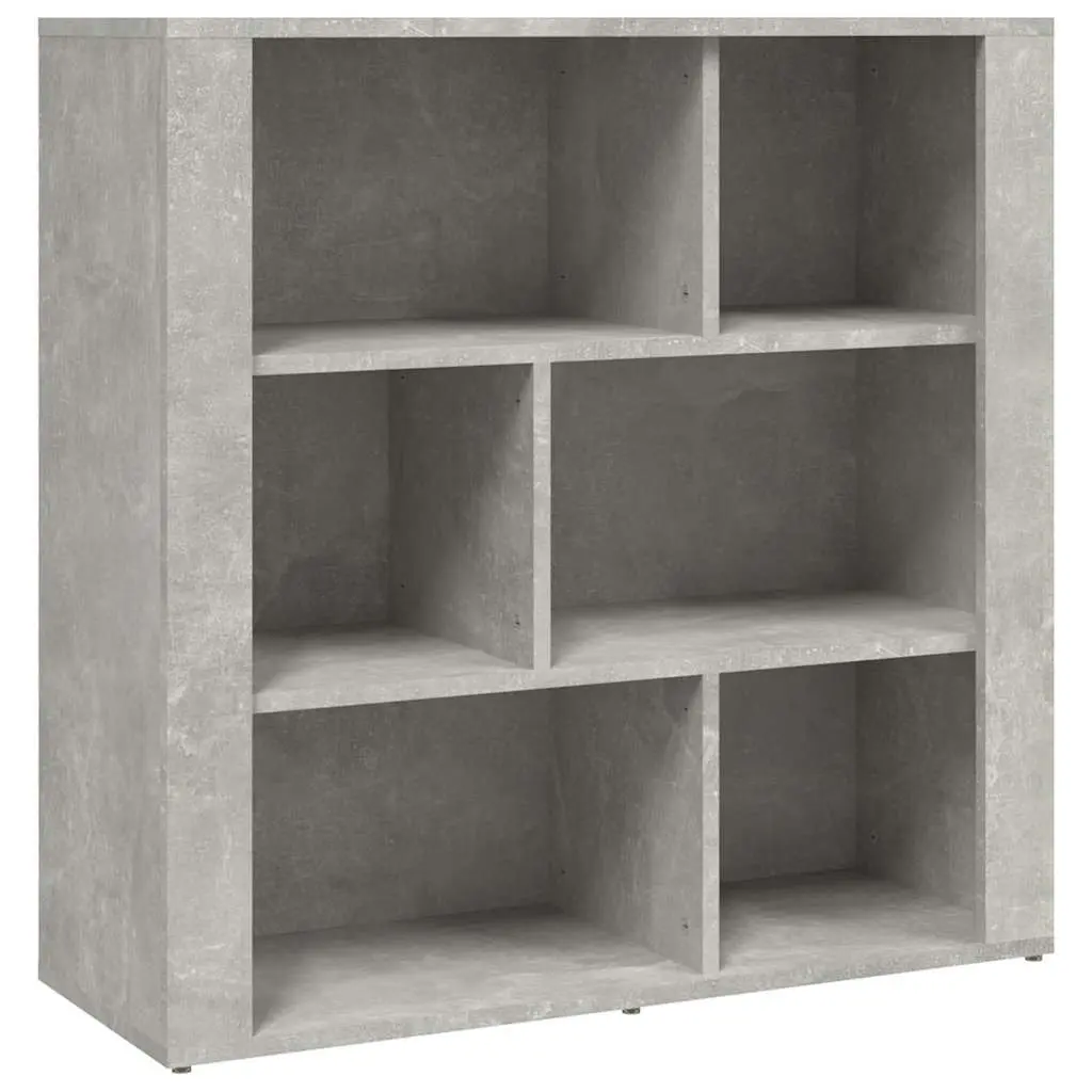 Sideboard Grey 80x30x80 cm Engineered Wood Storage Cabinet Living Room Furniture