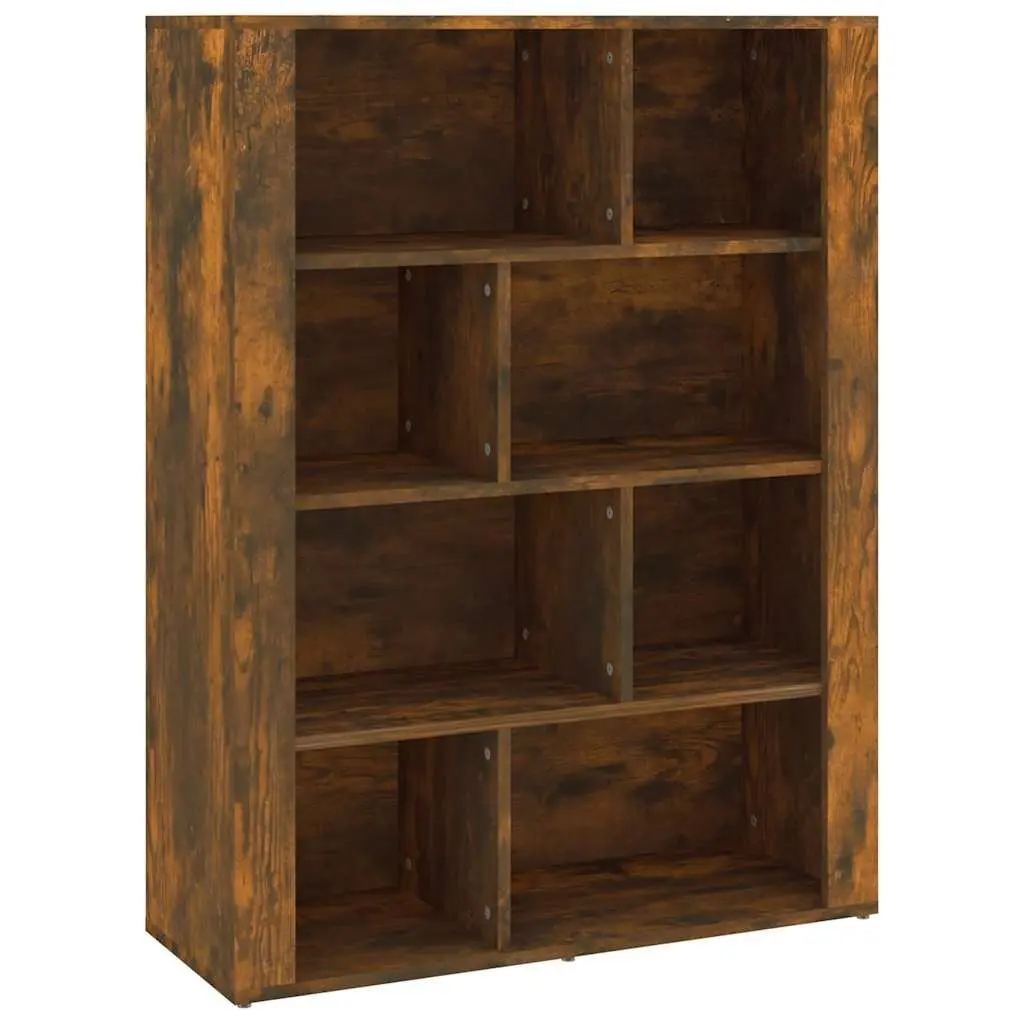Brown Engineered Wood Sideboard Storage Cabinet 80x30x106cm