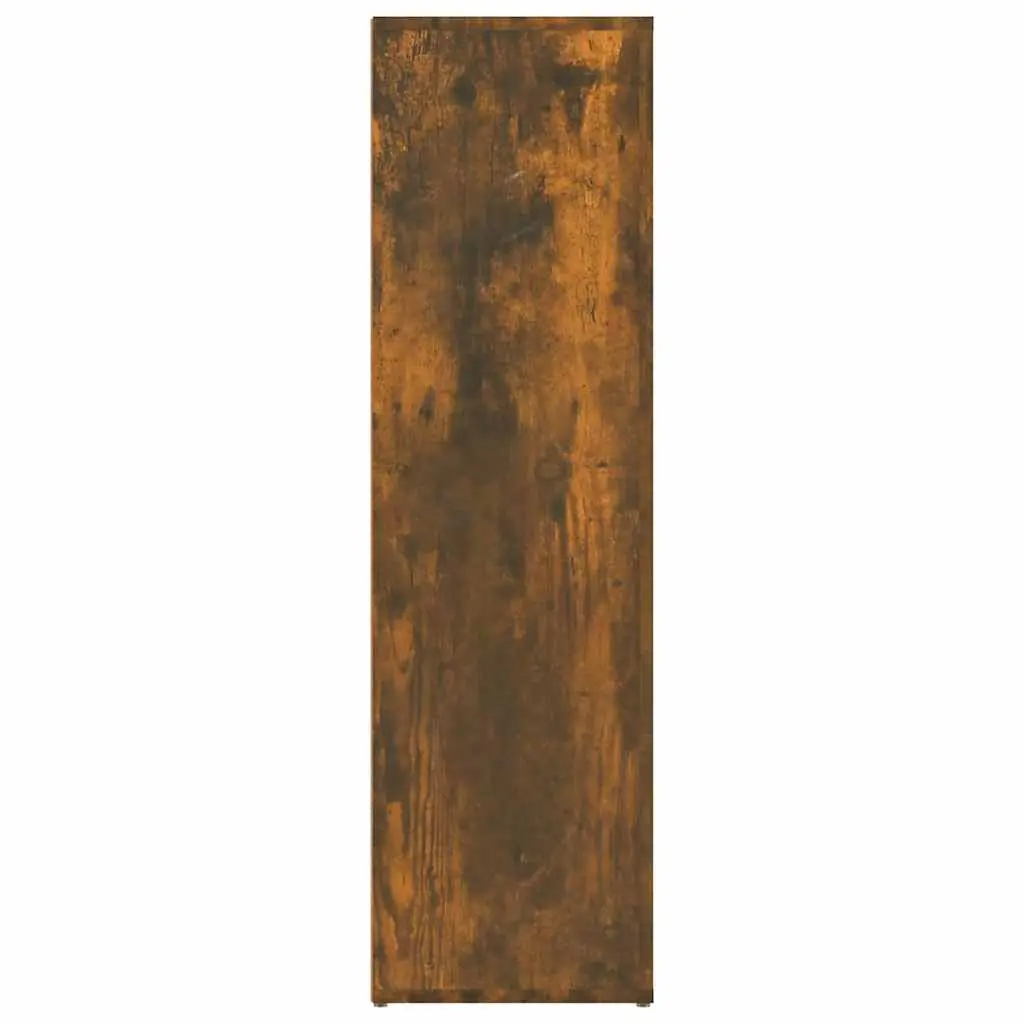 Brown Engineered Wood Sideboard Storage Cabinet 80x30x106cm