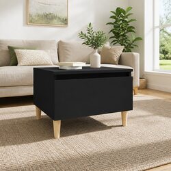 Stylish Scandinavian Side Table with Storage Drawer