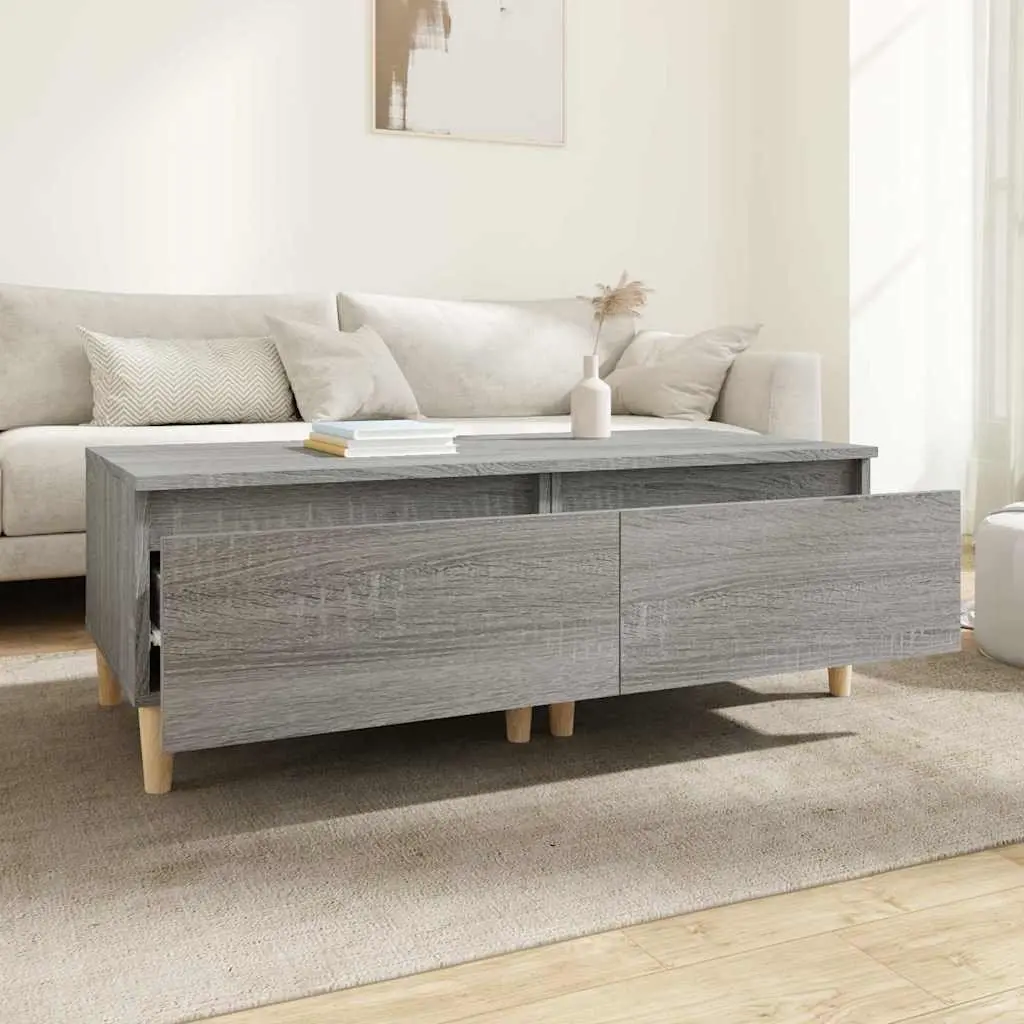 End Table Side Tables 2 pcs Grey Scandinavian Living Room Accent Furniture
