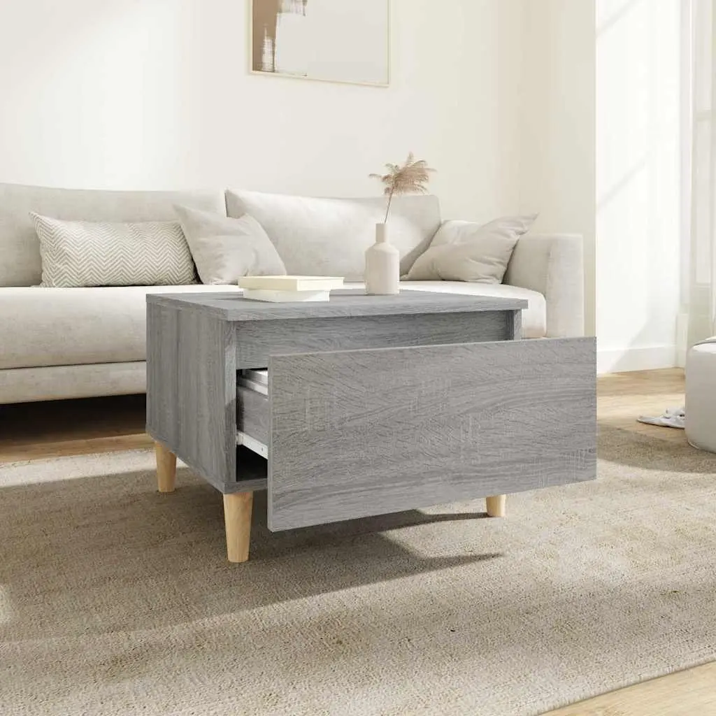 End Table Side Tables 2 pcs Grey Scandinavian Living Room Accent Furniture