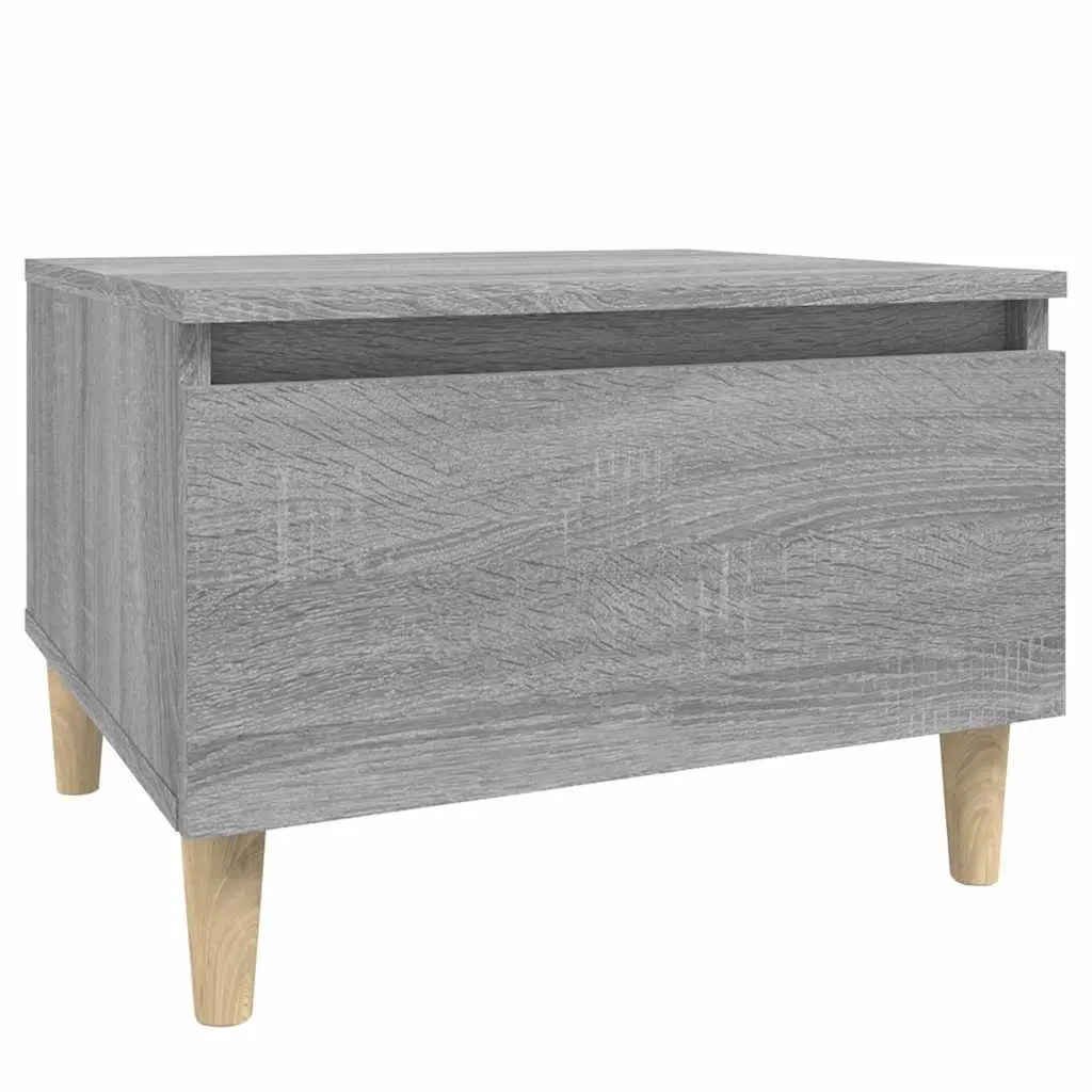 End Table Side Tables 2 pcs Grey Scandinavian Living Room Accent Furniture