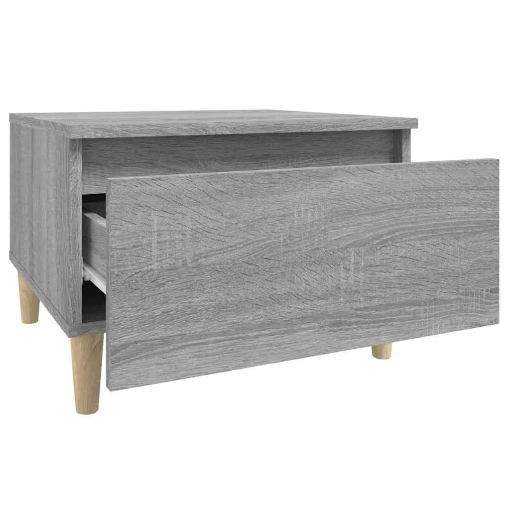 End Table Side Tables 2 pcs Grey Scandinavian Living Room Accent Furniture