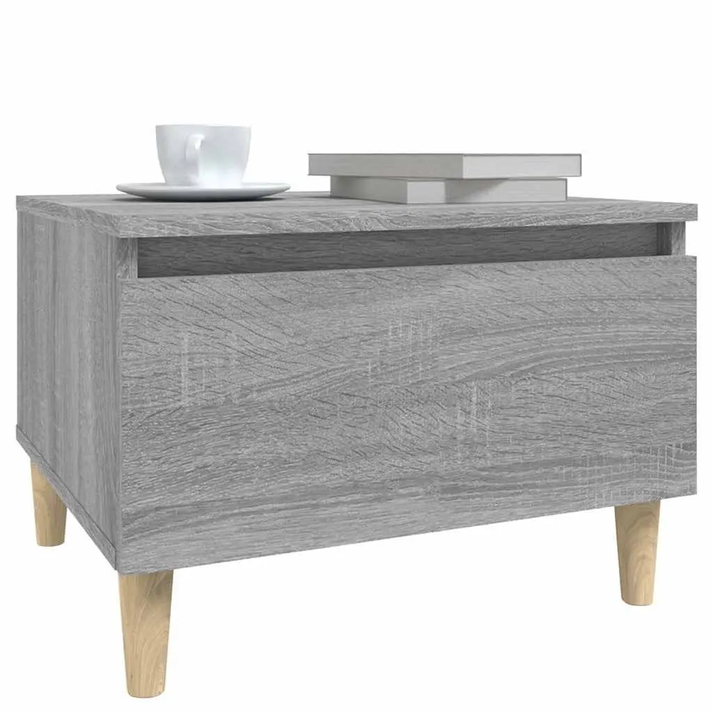 End Table Side Tables 2 pcs Grey Scandinavian Living Room Accent Furniture