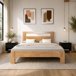 Elegant Black Bedside Tables Set of 2, 50x46x50 cm