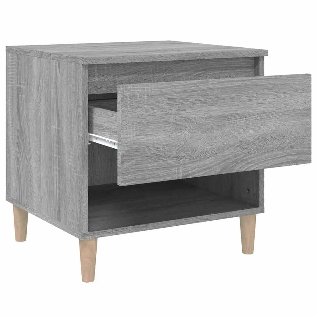Grey Sonoma Bedside Tables 2 pcs 50x46x50 cm