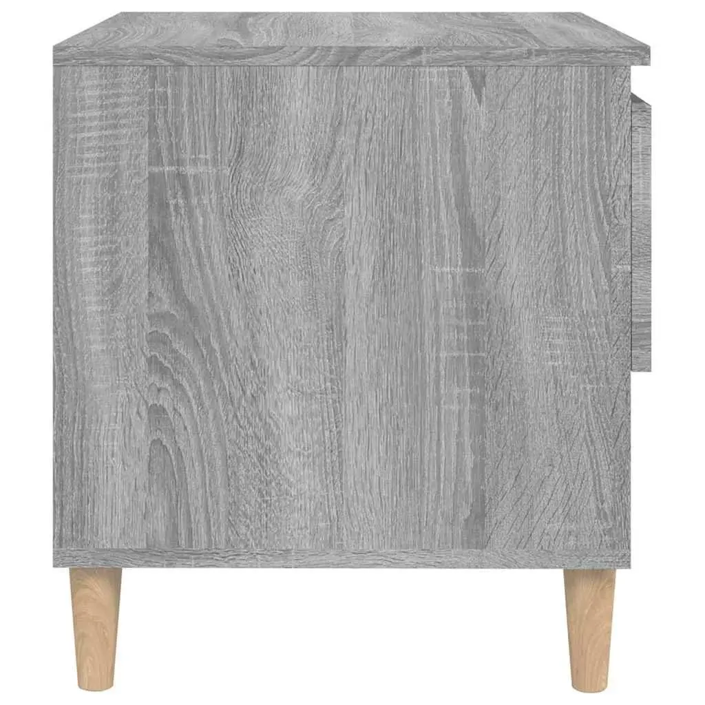 Grey Sonoma Bedside Tables 2 pcs 50x46x50 cm