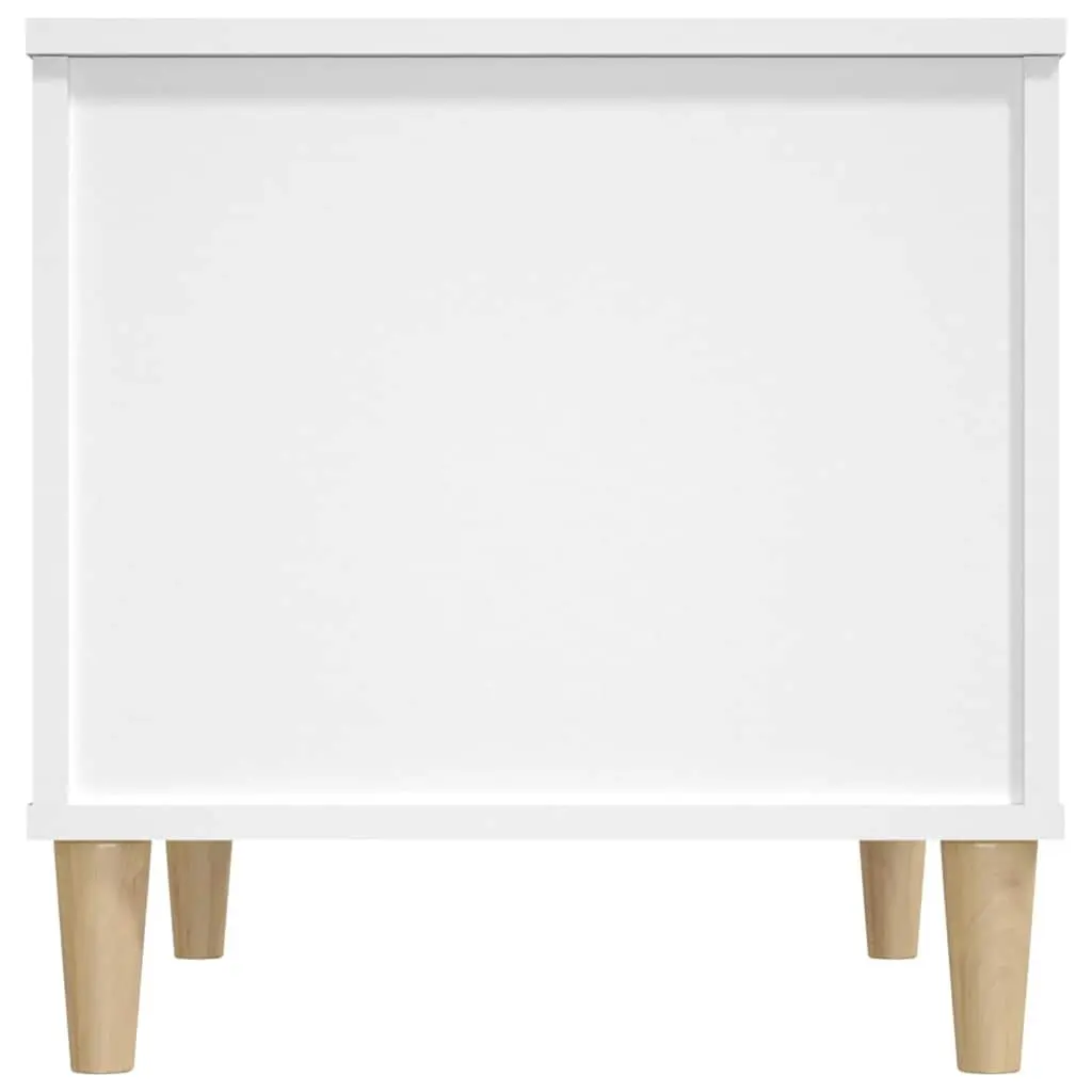 White Lift-Top Coffee Table Engineered Wood 60x44.5x45cm with Hidden Storage