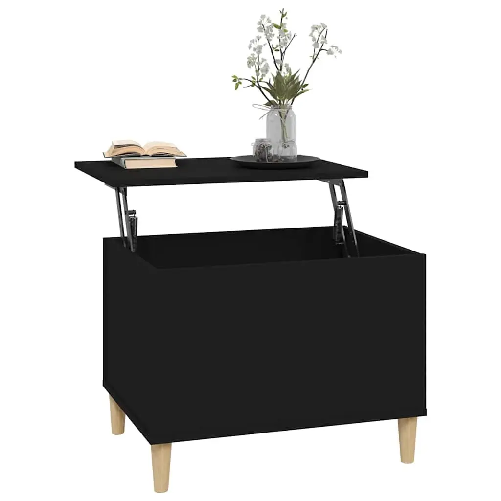 Lift-Top Coffee Table Black 60x44.5x45 cm Engineered Wood