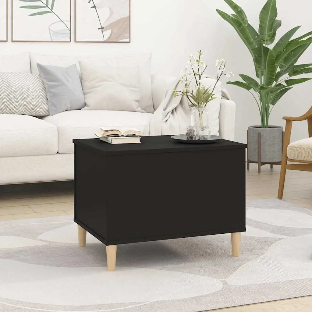 Lift-Top Coffee Table Black 60x44.5x45 cm Engineered Wood
