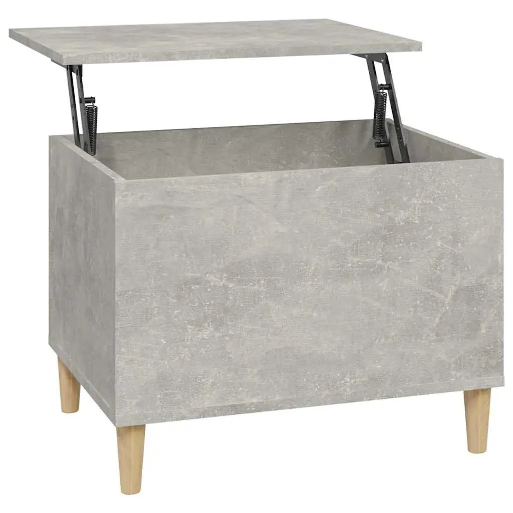 Lift-Top Coffee Table Grey Engineered Wood 60W x 44.5D x 45H cm