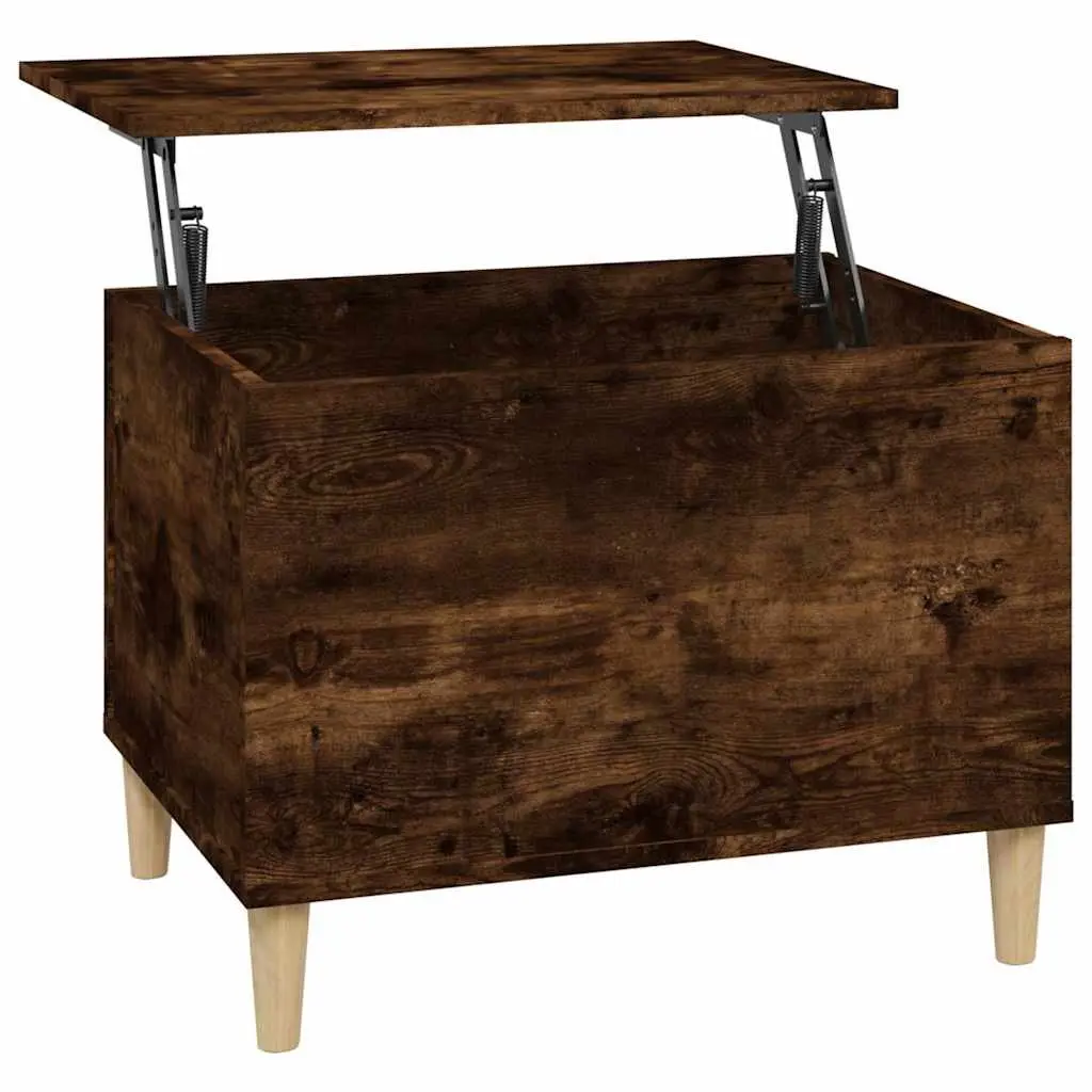 Lift Top Coffee Table Brown Engineered Wood 60 x 44.5 x 45 cm