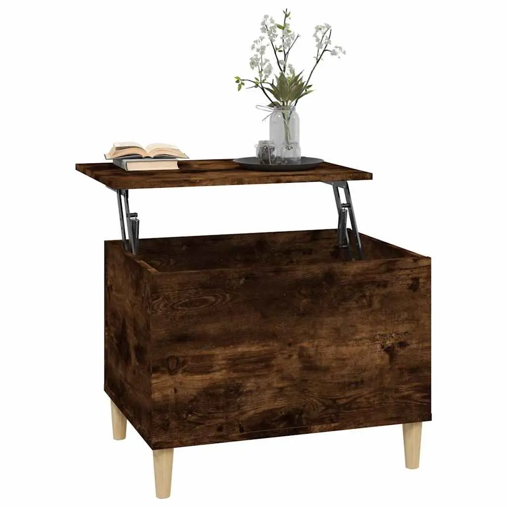 Lift Top Coffee Table Brown Engineered Wood 60 x 44.5 x 45 cm