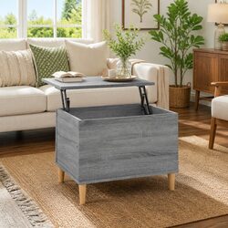 Grey Sonoma Lift-Top Coffee Table with Storage