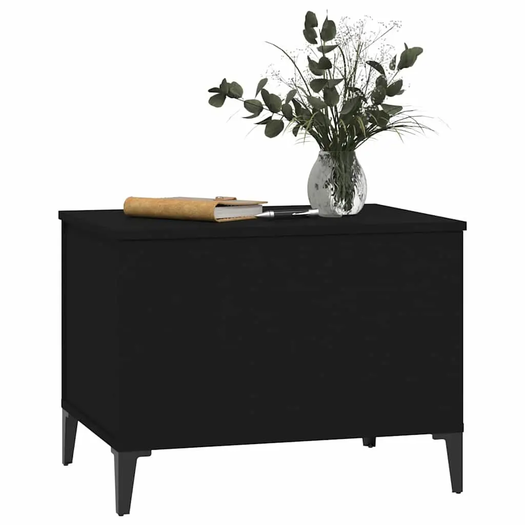 Lift-Top Coffee Table Black Modern 60W x 44.5D x 45H cm Engineered Wood