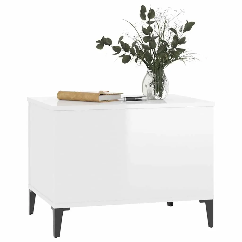 Lift Top Coffee Table with Hidden Storage in White