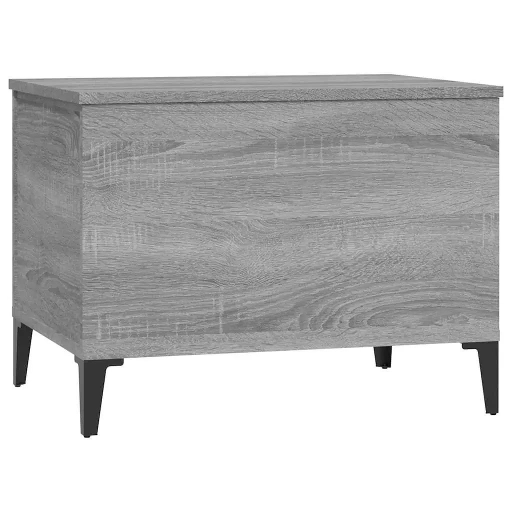 Lift-Top Coffee Table Grey Engineered Wood 60 x 44.5 x 45 cm Storage Compartment