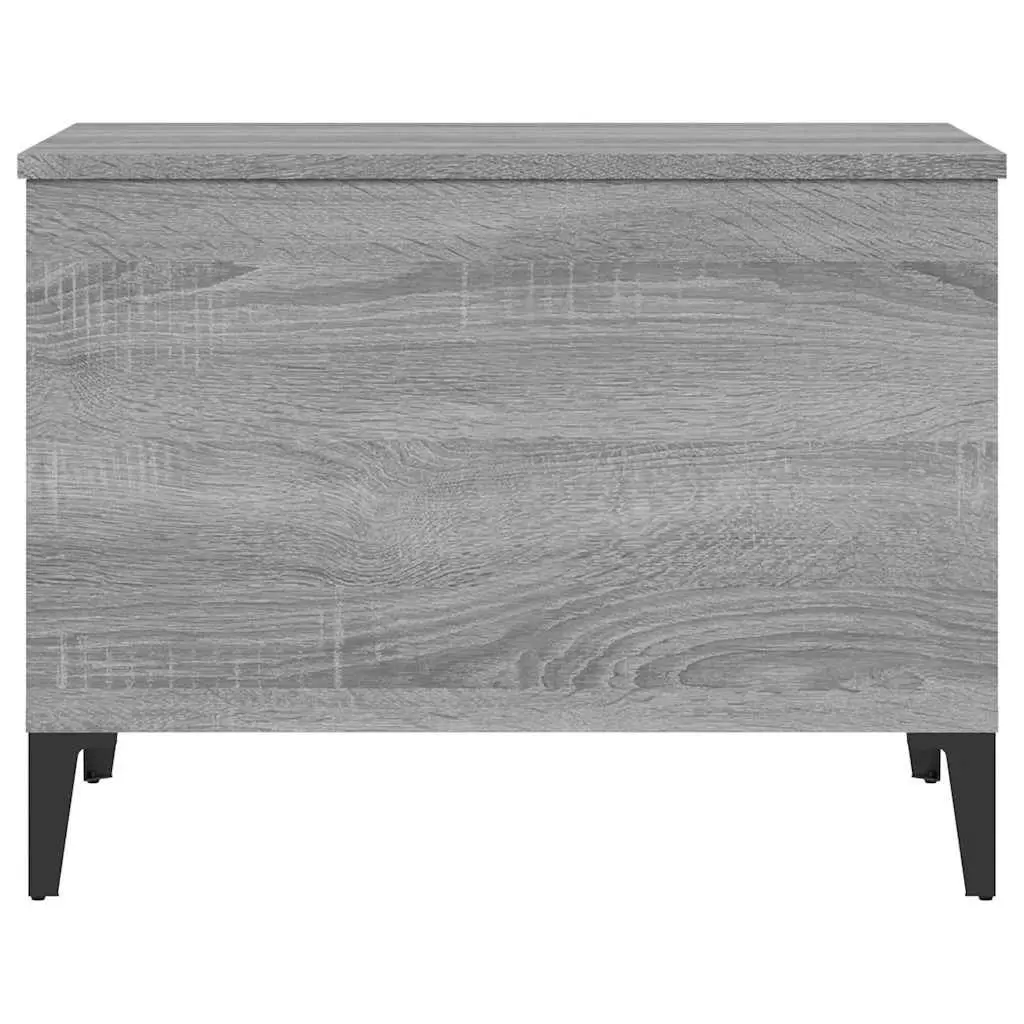 Lift-Top Coffee Table Grey Engineered Wood 60 x 44.5 x 45 cm Storage Compartment