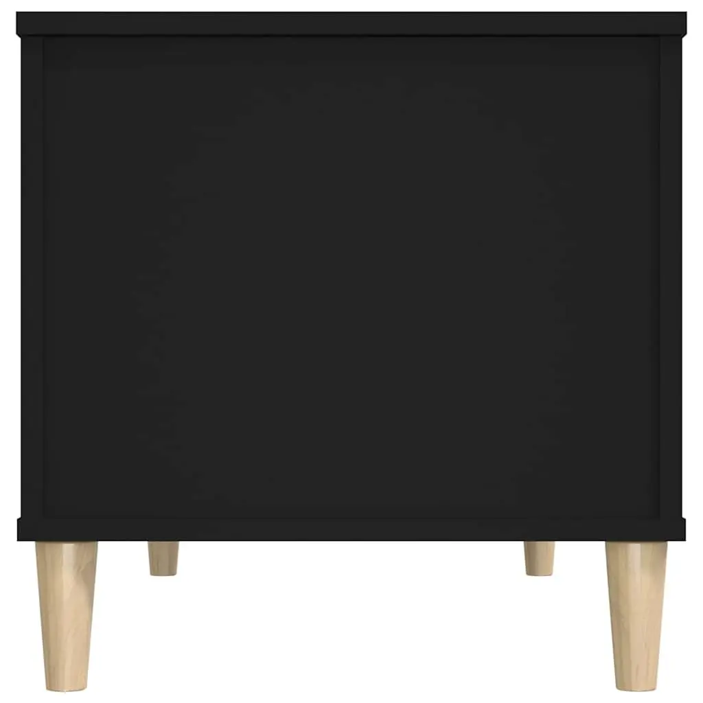 Lift Top Black Coffee Table Engineered Wood Storage Compartment 90L x 44.5W x 45H cm