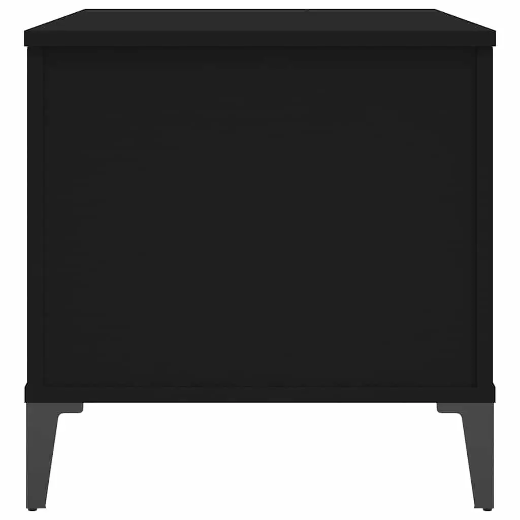 Lift-Top Coffee Table Black Engineered Wood Hidden Storage Living Room 90x44.5x45cm
