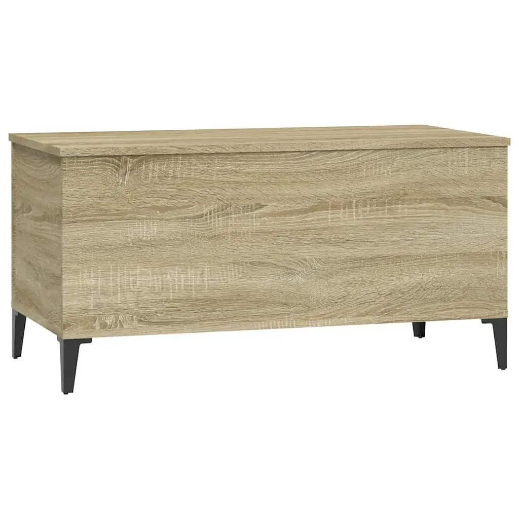 Lift Top Coffee Table Brown Engineered Wood 90L x 44.5W x 45H cm Storage Sofa Side Table