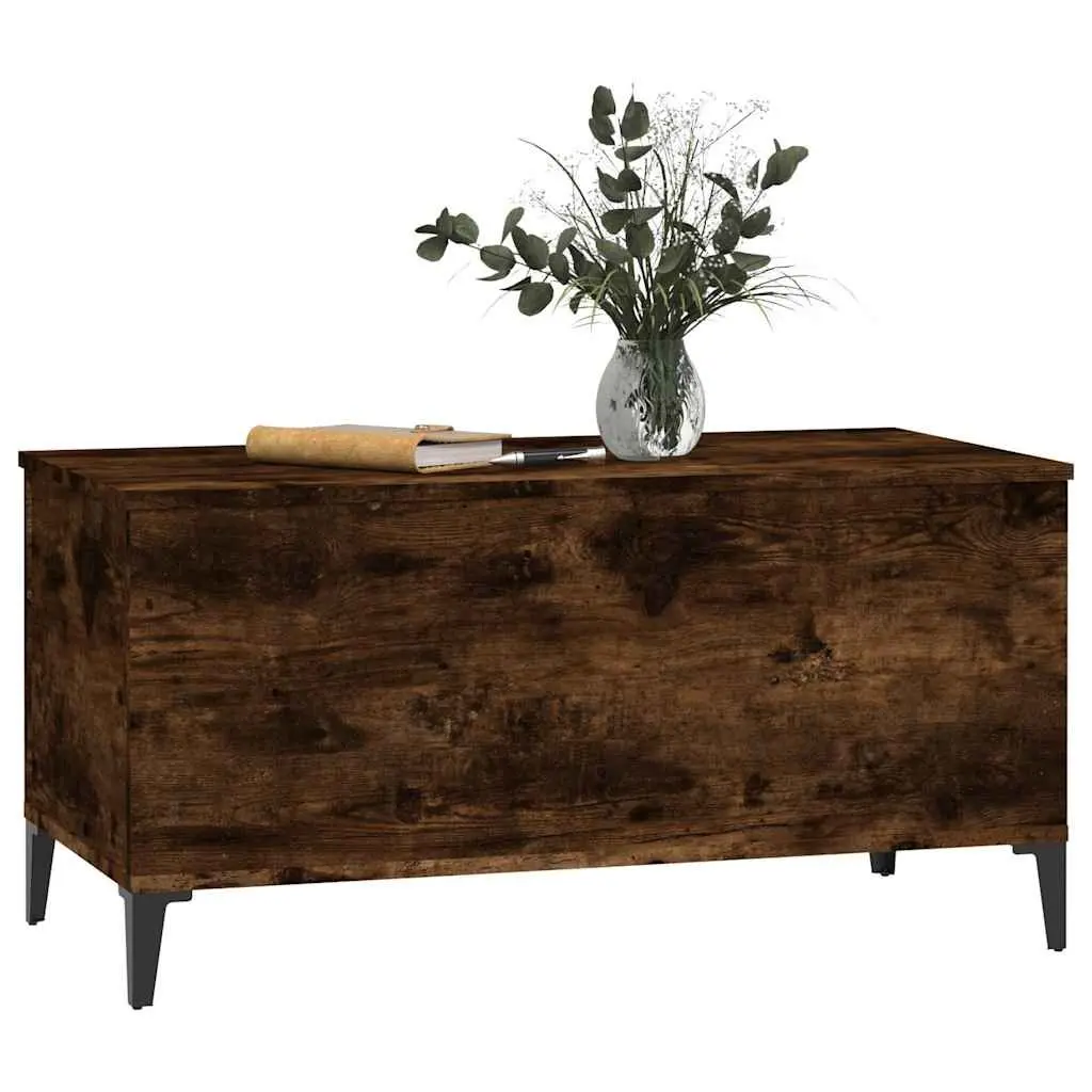 Lift-Top Coffee Table Modern Brown Engineered Wood 90L x 44.5W x 45H cm