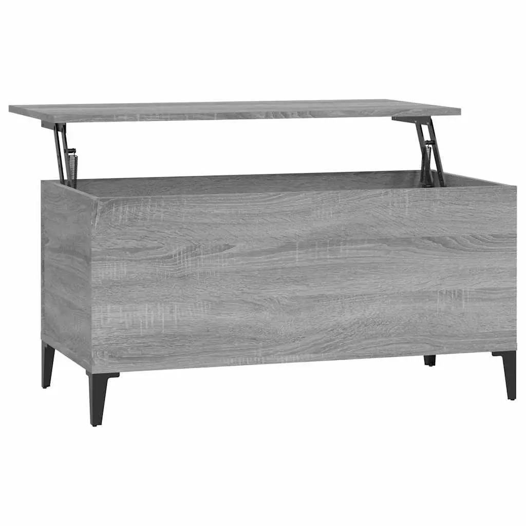 Grey Sonoma Lift-Top Coffee Table with Storage